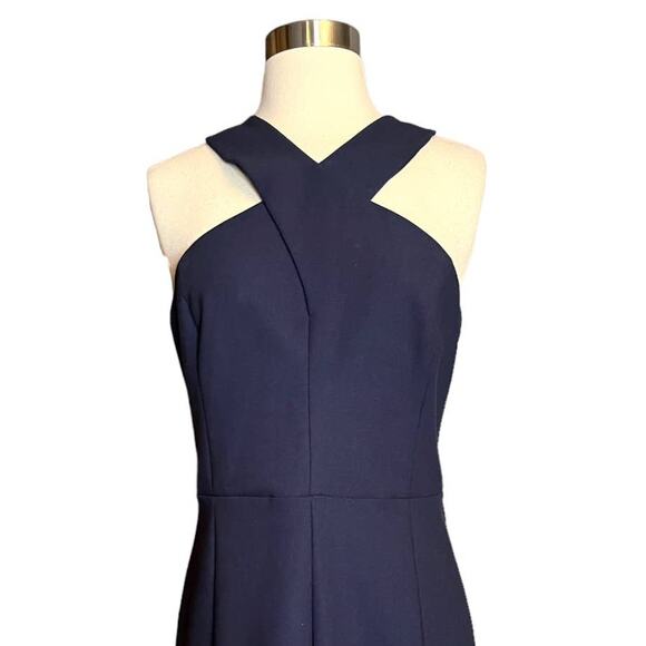 ELIZABETH AND JAMES Elliot Dress Navy Blue Dress Mini Sleeveless Cutout Back 10 - Picture 11 of 14